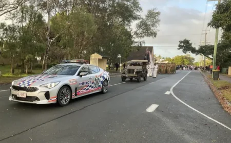 What Time Is Dawn Service as Moreton Police Flag ANZAC Day Closures