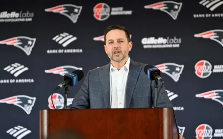 Eliot Wolf: Patriots to Miss Mike Vrabel’s Leadership and Presence Saturday