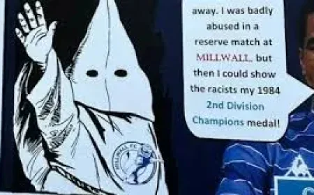 Paul Canoville and Millwall’s 5-point racism booklet row: why the image sparked legal alarm