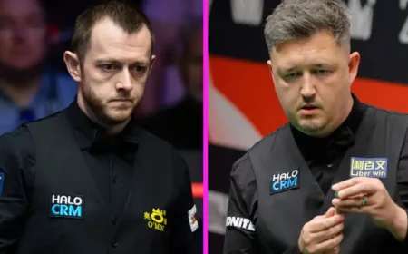 Ken Doherty Reaction as Robertson Advances and Wilson Trails Allen