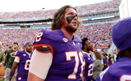 Detroit Lions Draft Clemson OT Blake Miller as 17th Pick in 2026 NFL Draft