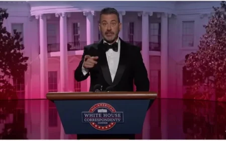 Jimmy Kimmel Roasts Trump at Alternative Correspondents’ Dinner