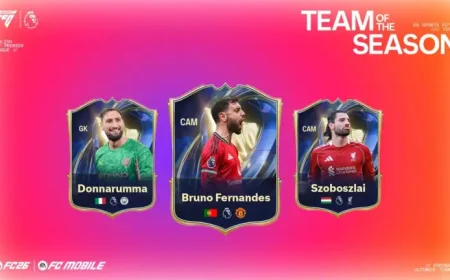 Prem Tots: Bruno Fernandes tops EA SPORTS FC 26 Premier League Team of the Season in a 97-rated reveal