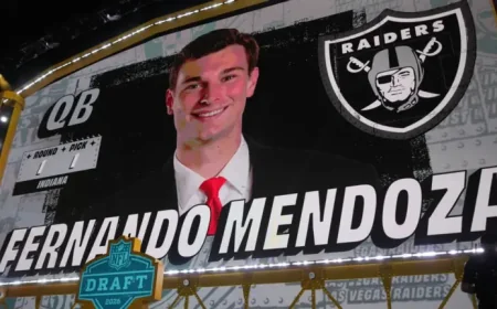 Slam Dunk for Fernando Mendoza as Raiders Make Him No. 1 Pick in 2026 NFL Draft