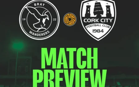 Bray Wanderers Vs Cork City: unbeaten leaders face a test of patience in Wicklow