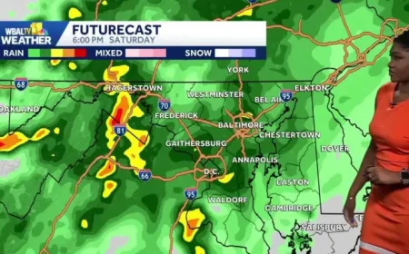 Baltimore Weather: Warm Friday Gives Way to Storms, Then a Cool and Chilly Weekend