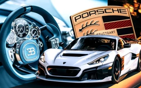 Porsche Profits Plunge 93%, Prompting Sale of Bugatti and Rimac