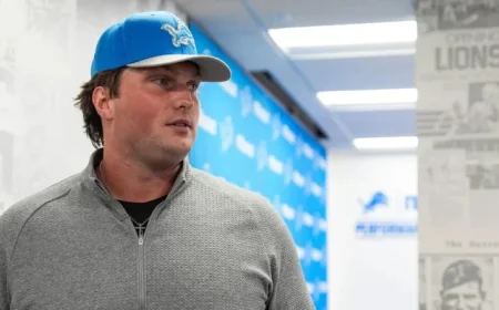 Blake Miller Watched Dan Campbell Clips During Lions Draft Night