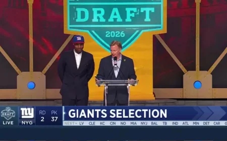 Colton Hood goes No. 37: Giants add Tennessee cornerback in round two