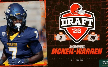 Browns Draft Safety Emmanuel McNeil-Warren at No. 58 in NFL 2026