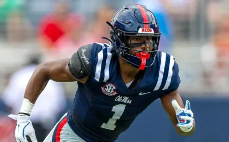 49ers Pick Ole Miss WR De’Zhaun Stribling at 33rd in 2026 NFL Draft