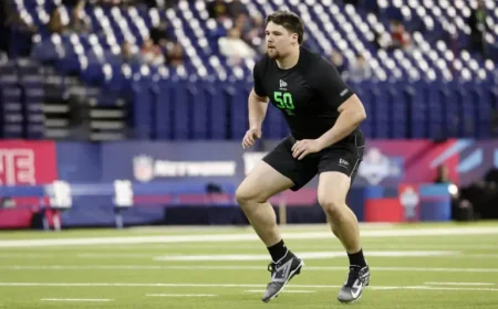 Caleb Tiernan and the quiet rise of a Northwestern lineman