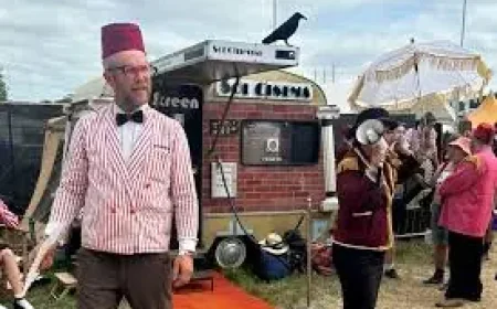 Terry Gilliam at the center of a 6-figure tribute as Terry Jones statue is unveiled in Colwyn Bay