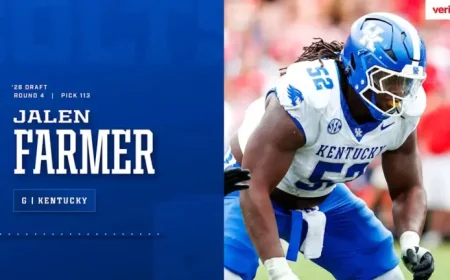 Jalen Farmer and the Colts’ quiet search for the next piece up front