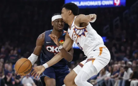 Thunder Vs Suns as the Series Returns to Phoenix