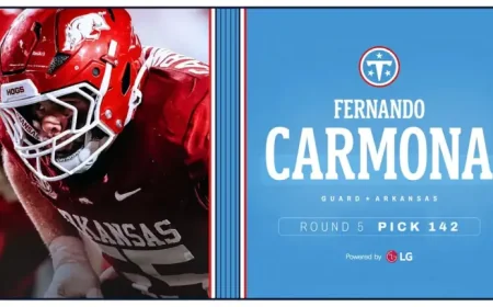 Fernando Carmona and the 142nd Pick: Why Tennessee Saw Value in Versatility
