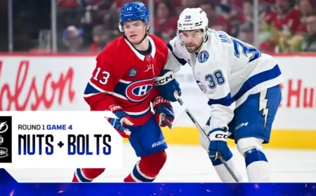 Skyler Gill Howard as Lightning seek series split in Montreal