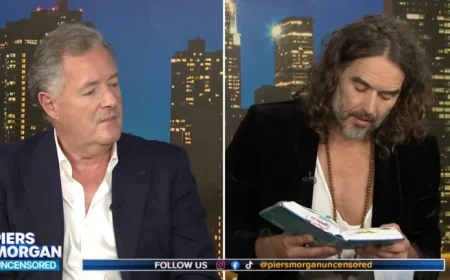 Russell Brand Faces Difficulty Locating Bible Passage