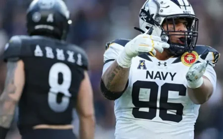 Landon Robinson Soaks In NFL Draft Process As Navy DT Turns Dream Into Reality