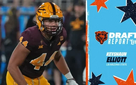 Bears Draft Arizona State LB Keyshaun Elliott at 166th Overall
