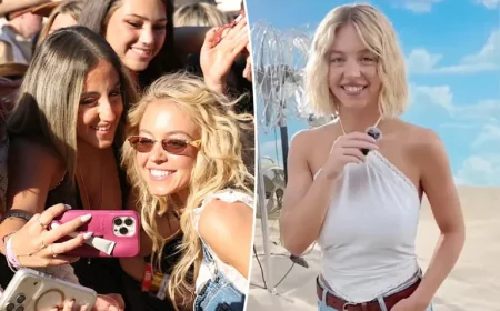 Sydney Sweeney Thrills Stagecoach by Tossing Underwear, Singing with Country Star