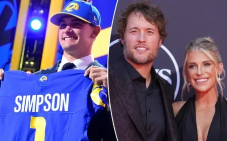 Kelly Stafford Texts Ty Simpson Following Rams’ First-Round Draft Pick