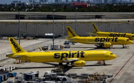 U.S. Weighs Defense Production Act for Spirit Airlines Bailout