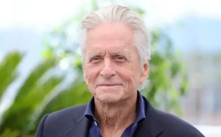 Michael Douglas and the Timeless White Pool Look That Still Feels Fresh