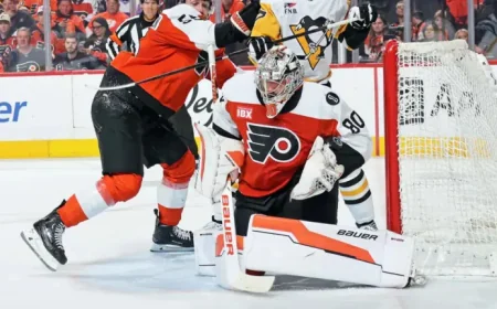 Denver Barkey becomes the crack in Pittsburgh’s wall as Flyers push for the sweep