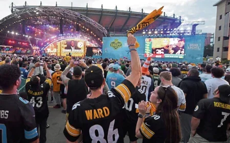 Pittsburgh Shines in Record-Breaking NFL Draft Touchdown