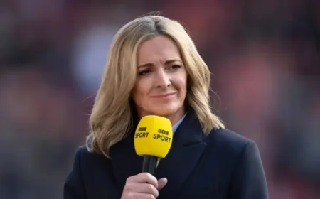Bbc London Marathon update: Gabby Logan flags race delay after puncture