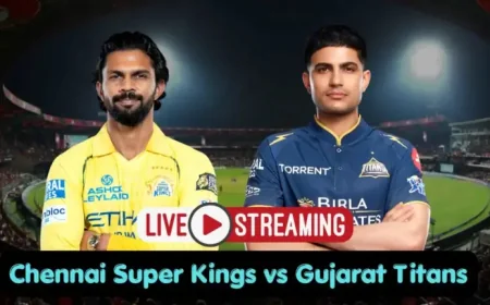 Csk Vs Gt: Live Streaming Guide as Chennai Host IPL 2026 Clash