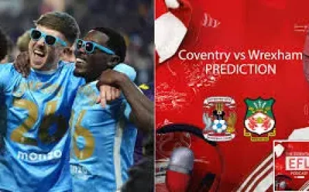 Coventry Vs Wrexham: one team celebrates, the other keeps chasing a place in the race