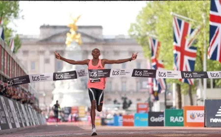 Kenya’s Sabastian Sawe Breaks 2-Hour Marathon Barrier, Wins London