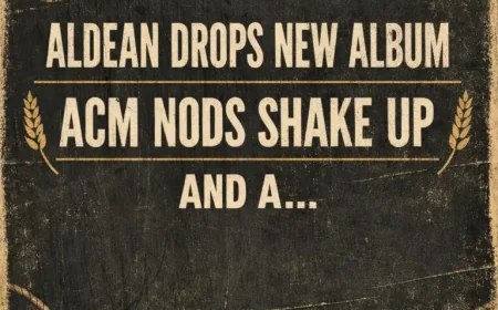 Jason Aldean Album Release, ACM Buzz, and a Chart Record Shift