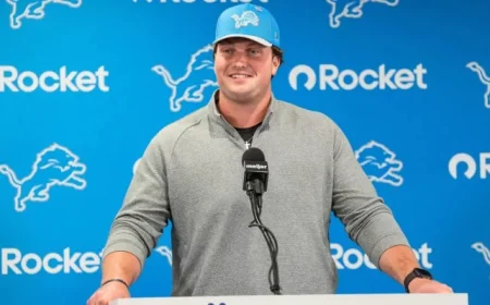 Detroit Lions 2026 Draft Class Celebration and Team Call Captured on Video