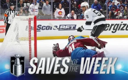 Nhl Schedule Today: Top Saves and Big Hits Bring the Playoffs Into Focus