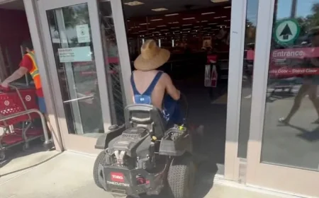 Influencer Allegedly Crashes Lawn Mower Into Ocala Target Store