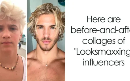 “See Dramatic Transformations: Before and After Looksmaxxing Influencers”