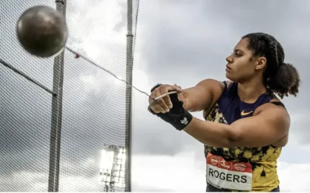Camryn Rogers Seizes Kip Keino Classic Hammer Throw Win in Nairobi