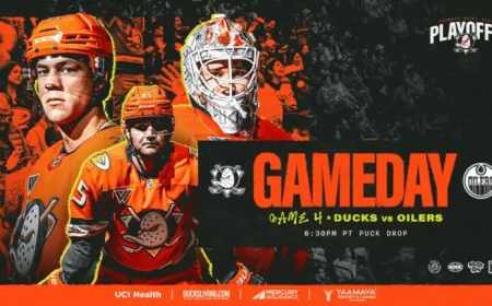 Ducks Game Tonight: Anaheim Eyes 3-1 Lead Over Edmonton in Game 4