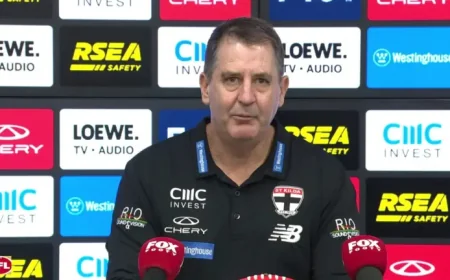 Ross Lyon Press Conference Today: St Kilda’s response exposes West Coast’s deeper collapse