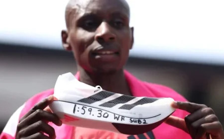 Sabastian Sawe Sets Marathon Record in High-Performance Shoes