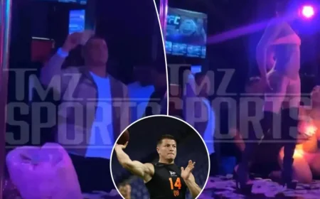 Diego Pavia Spotted at Strip Club Ahead of 2026 NFL Draft