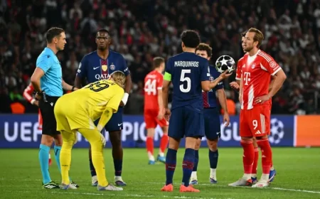 PSG Edges Bayern Munich 5-4 in Thrilling First Leg Duel