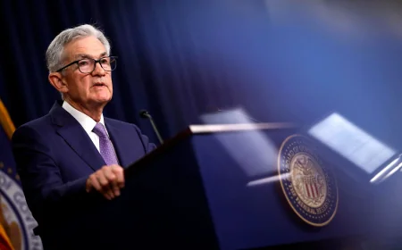 Jerome Powell Set to End Last Fed Meeting as Chair Wednesday