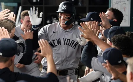 Judge, Rice and Chisholm Power Yankees Past Rangers 4-2 — Yankees Vs Rangers