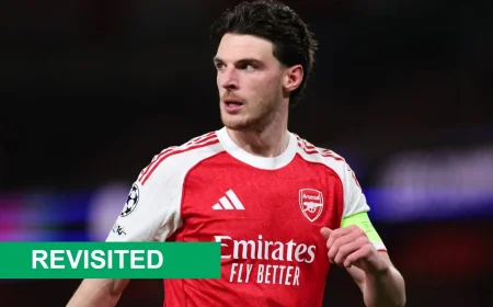 Declan Rice Ranks Second Behind Only One Central Midfielder
