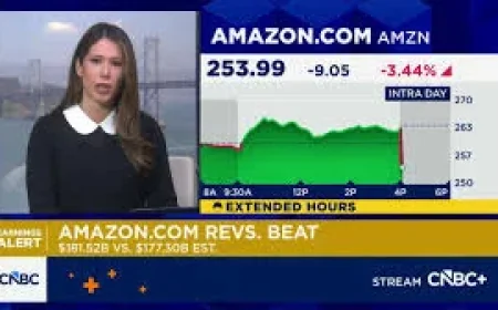 Amazon Share Price Jumps as AWS Revenue Grows 28%