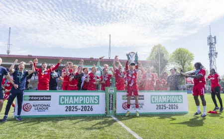 Worthing Fc Win National League South Title With 2-0 Victory